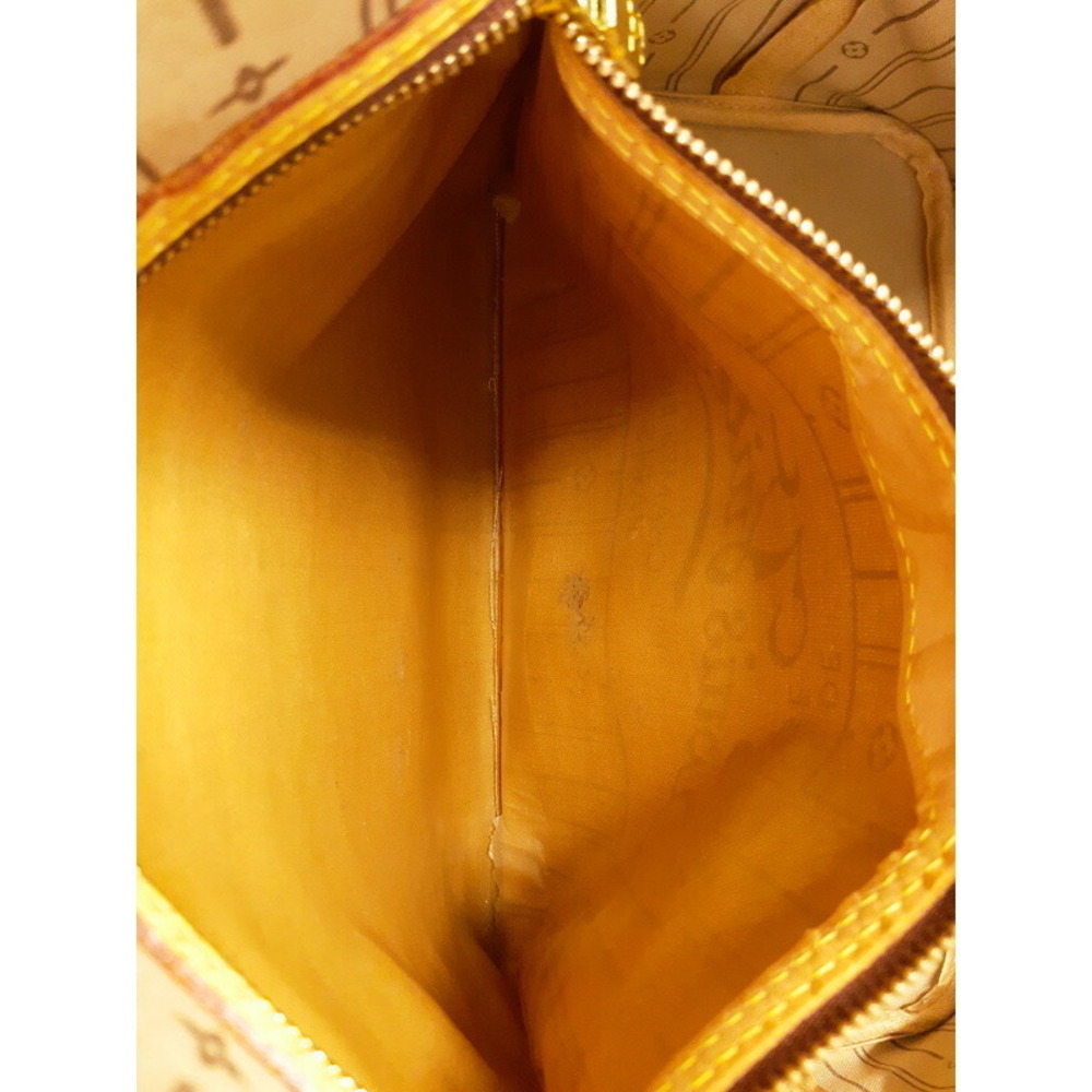 Louis Vuitton Monogram Leather Brown Neverfull Tote Bag - Picture 7 of 8